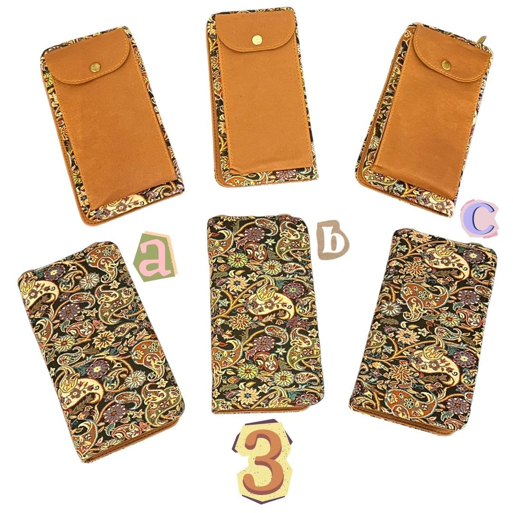 Bohem Desenli Telefon Cantasi