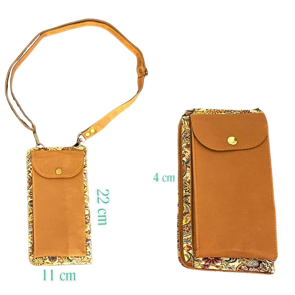 Bohem Desenli Telefon Cantasi